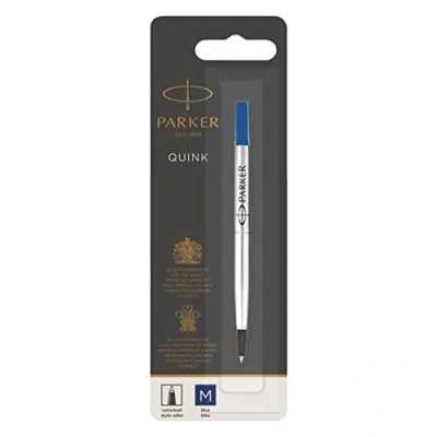 Afbeelding van Parker Vulling Voor Roller Medium, Blauw, Op Blister Rollervulling