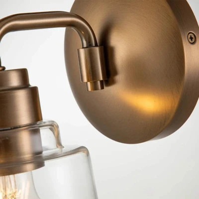 Afbeelding van Kichler LED Wandlamp Aivian 1X E27 Max 60W Weathered Brass