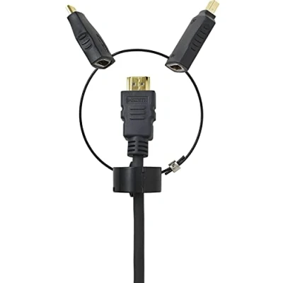 Afbeelding van VivoLink proadring2 HDMI Mini + Micro zwarte kabeladapter adapter voor kabel (HDMI, Micro, mannelijk/vrouwelijk, zwart)