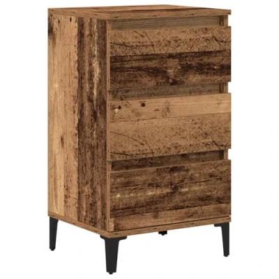 Afbeelding van vidaXL Nachtkastje Oud hout Massief gerecycled Middelgroot Opslag