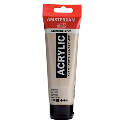 Afbeelding van 3x Talens acrylverf Amsterdam warmgrijs
