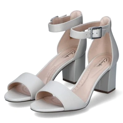 Afbeelding van Clarks Riemchen DEVA MAE Sandalen, Dames, Maat: 36.5, Beige Leer