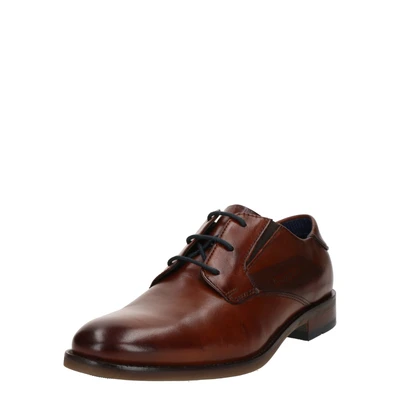 Afbeelding van bugatti Veterschoenen cognac, Heren, Maat: 46, Cognac Leer