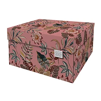 Afbeelding van Dutch Design Brand Opbergbak Storage Box Van Karton Floral Garden Bloementuin 38,9x31,3x20,6cm