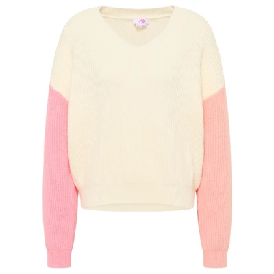 Afbeelding van MYMO Trui &#039;Nolie&#039; pink / wolwit