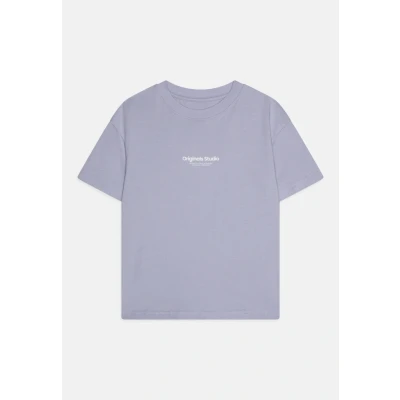 Afbeelding van Jack &amp; Jones Junior Jorvesterbro SS CREW NECK NOOS Tshirt print, Heren, Maat: 140, Cosmic sky