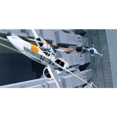Afbeelding van Komar Vliesbehang Star Wars Classic RMQ X Wing vs TIE Fighter (set)