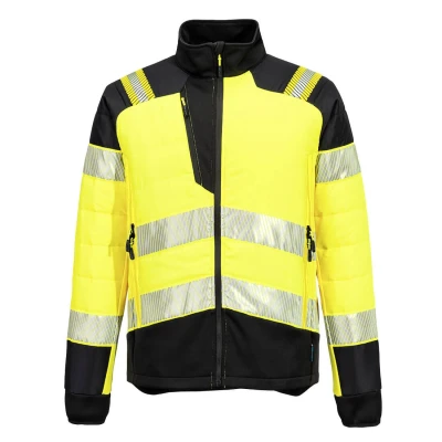 Afbeelding van PW3 Hi Vis Hybride Baffle Jack maat 4XL, Yellow/Black