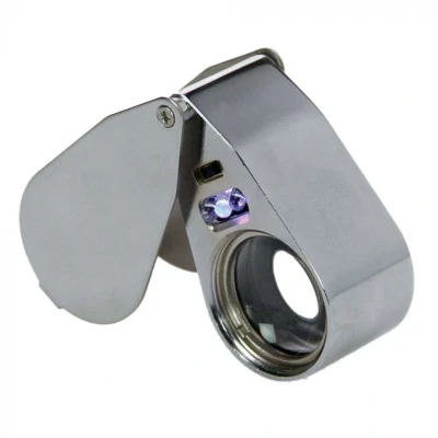 Afbeelding van Safe, Precisie loupe met LED, opvouwbaar