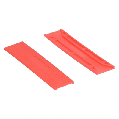 Afbeelding van Wovar Glasblokjes 24 mm breed 3 dik Rood Per 100 stuks