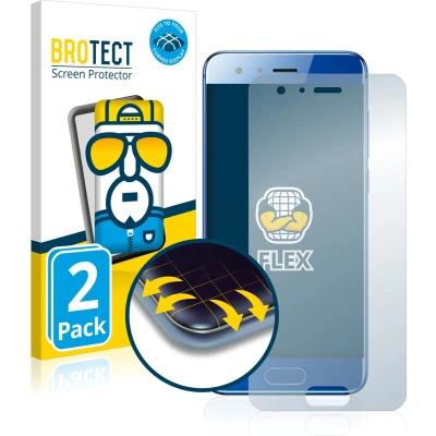 Afbeelding van BROTECT Screenprotector voor Honor 9 Folie Beschermfolie transparant volledig dekking (2 Stuks)