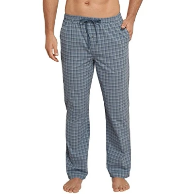 Afbeelding van Schiesser heren Pyjamabroek Mix &amp; Relax Hose Lang&quot;,blauw (blauwgroen 817).TRUE