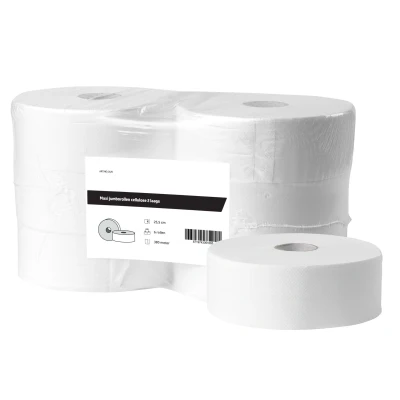 Afbeelding van All Care Toiletpapier Maxi Jumbo cellulose 2 laags 6 rollen