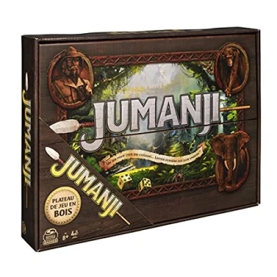 Afbeelding van Spin Master JUMANJI (6062543), bordspel met veel uitdagingen en filmomgeving, houten kist, 8 jaar ouder [Franse editie]