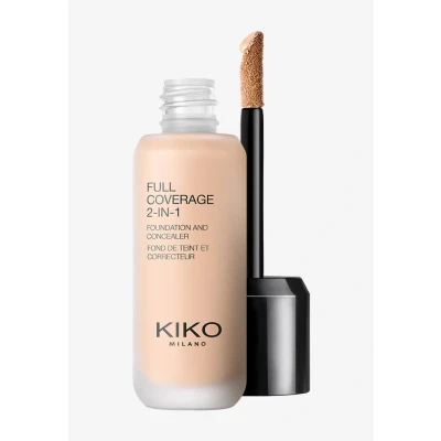 Afbeelding van KIKO Milano Volledige Dekking 2 in 1 Foundation en Concealer 25 ml (Verschillende Tinten) 15 Warm Rose