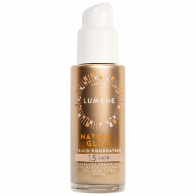Afbeelding van Lumene Natural Glow Fluid Foundation SPF20 1.5 Fair (30 ml)