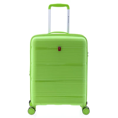 Afbeelding van Gladiator Bionic Handbagage Koffer 55 cm 38/48 liter Expandable TSA slot Eco Friendly Recyclebaar PP Lichtgroen