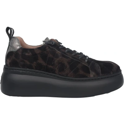 Afbeelding van Wonders Dorita dames sneaker grijs maat 35 (EU) 2 (UK)