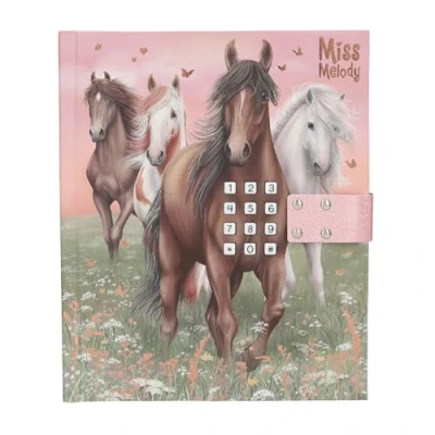 Afbeelding van Depesche Miss Melody dagboek met code en geluid