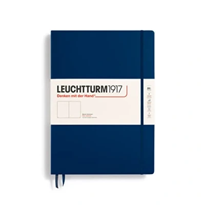 Afbeelding van Leuchtturm1917, 359870, notitieboek Master (A4+), hardcover, 233 genummerde pagina&#039;s, marine, blanco