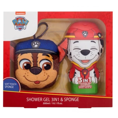 Afbeelding van Paw Patrol geschenkset marsh showergel + spons