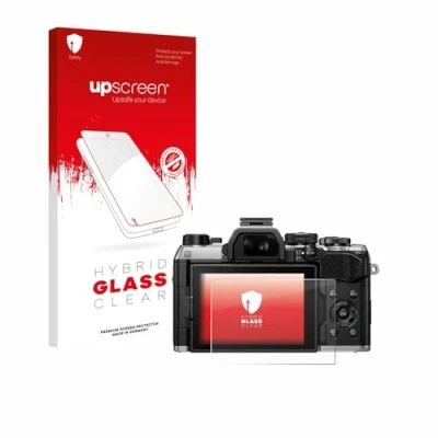 Afbeelding van upscreen Screenprotector voor Olympus OM System 5 Mark II Folie Beschermfolie Beschermglas transparant