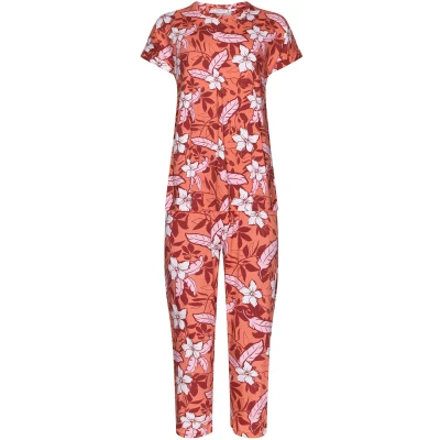Afbeelding van Pastunette Pyjama Coral Breeze Bamboe Oranje Maat 52