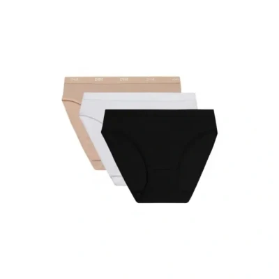 Afbeelding van DIM Pocket Brief 3 PACK Slip, Dames, Maat: 42/44, Blanc/peau/noir