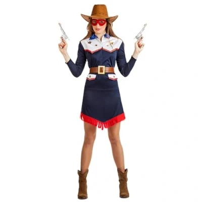 Afbeelding van Boland Kostuum Cowgirl Samantha (M/L) Volwassenen Western Wilde Westen