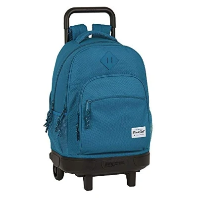 Afbeelding van Schoolrugzak met Wielen Compact BlackFit8 Egeo Blauw 33 X 45 22 cm