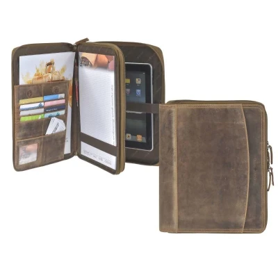 Afbeelding van GreenBurry Leren Tablet/Schrijfmap A4