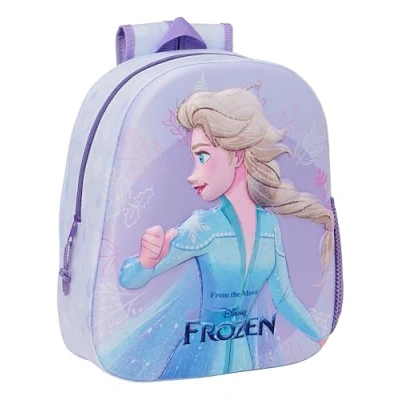 Afbeelding van 3D Kinderrugzak Frozen Lila 27 x 33 10 cm