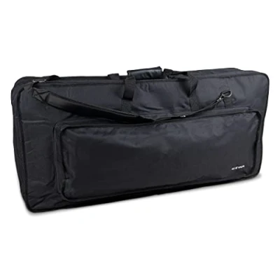 Afbeelding van GEWA Keyboard Gig Bag Basic K (scheur en waterbestendig, Cordura 600 Denier, schuimvulling met hoge dichtheid, riemrand, metalen karabijnhaak, naamplaatje, zachte draaggreep, 98 x 43 17 cm)
