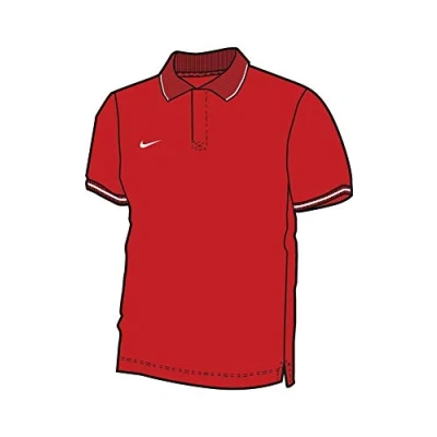 Afbeelding van NIKE Kid&#039;s Team Club 19 Poloshirt, Universiteit rood/Wit, L