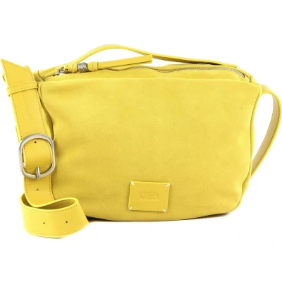 Afbeelding van FREDsBRUDER Leren Schoudertas Lucin Crossbody Lemon Geel