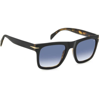 Afbeelding van David Beckham Db 7000/S Flat Rechthoekig Acetaat Heren Zonnebril