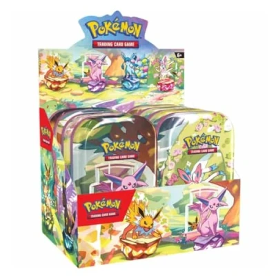 Afbeelding van POKEMON TCG: SCARLET &amp; VIOLET: PRISMATIC EVOLUTIONS MINI TIN DISPLAY (8CT DISPLAY)