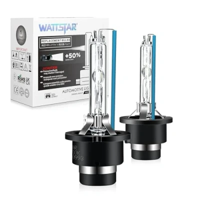 Afbeelding van Wattstar OEM Quality D2S 8000K, Xenon Headlight, HID Headlight Bulbs, Bulb (pack of 2).……