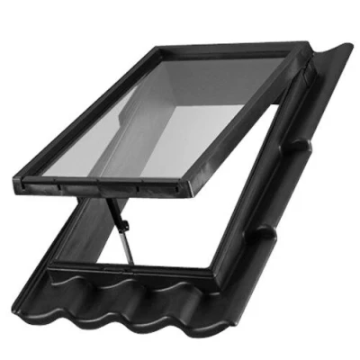 Afbeelding van Ubbink Purilan dakraam 490 x 590 mm OVH 9 pans 31 ISO zwart