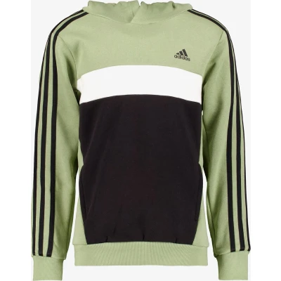 Afbeelding van Adidas J 3S Tib kinder hoodie lichtgroen Maat 164/170