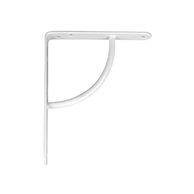 Afbeelding van AMIG Plankdrager/planksteun van metaal gelakt wit H150 x B125 mm Tot 110 kg Plankdragers