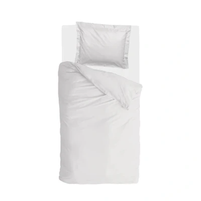 Afbeelding van Walra Dekbedovertrek Forever Cotton Wit 140x220 cm 1 Persoons Dubbele doorlopende instopstrook 100% Percale katoen