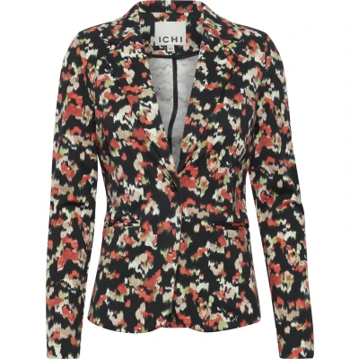 Afbeelding van ICHI Ihkate BL Blazer, Dames, Maat: Small, Total eclipse multi aop