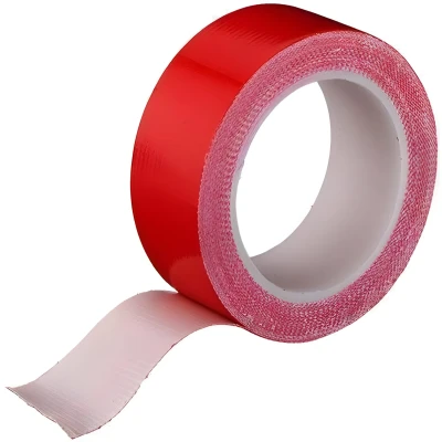 Afbeelding van Deltafix ducttape zelfklevend textielband hq+ rood 4 m x 19 mm