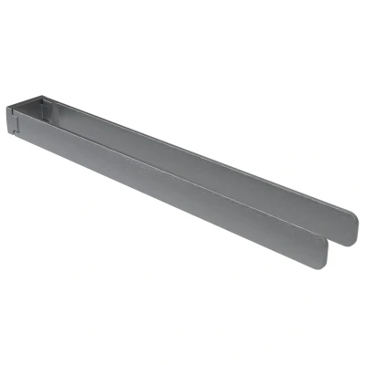 Afbeelding van Haceka aline dubbele handdoekhouder draaibaar grijs alu 46cm 1208693