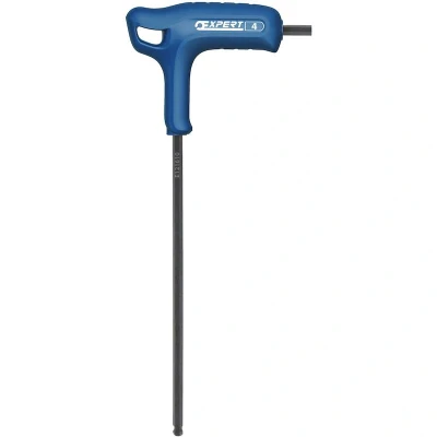 Afbeelding van EXPERT E121610 T inbussleutel met heft zeskant metrisch kogelkop 4 mm
