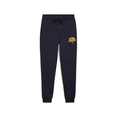 Afbeelding van Puma Class Sweatpants Trainingsbroek, Heren, Maat: Large, New navy