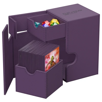 Afbeelding van Ultimate Guard Flip&#039;n&#039;Tray Deck Case 100+ XenoSkin Monocolor Purple