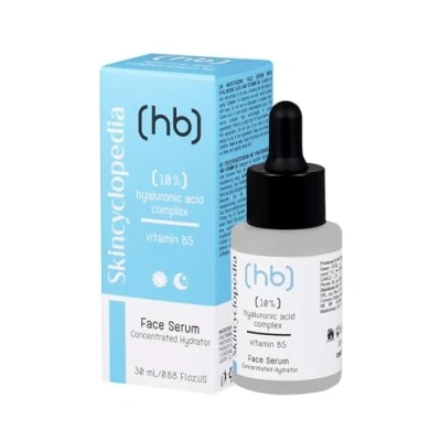 Afbeelding van Skincyclopedia Hydraterend gezichtsserum met hyaluronzuur en vitamine B5 30ml Helpt bij een doffe, gedehydrateerde of droge huid Anti Veroudering
