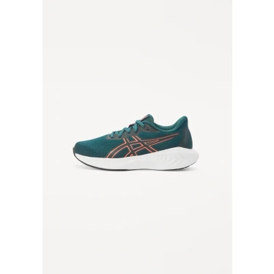 Afbeelding van Asics GEL Cumulus 26 Unisex Hardloopschoenen voor op de weg kinderen, Maat: 36, Saxon green/coral reef Schoenen
